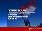 Caption ucapan Selamat HUT RI 76