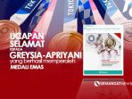 Twibbon Ucapan Selamat Untuk Greysia-Apriyani Meraih Medali Emas di Olimpiade Tokyo 2020