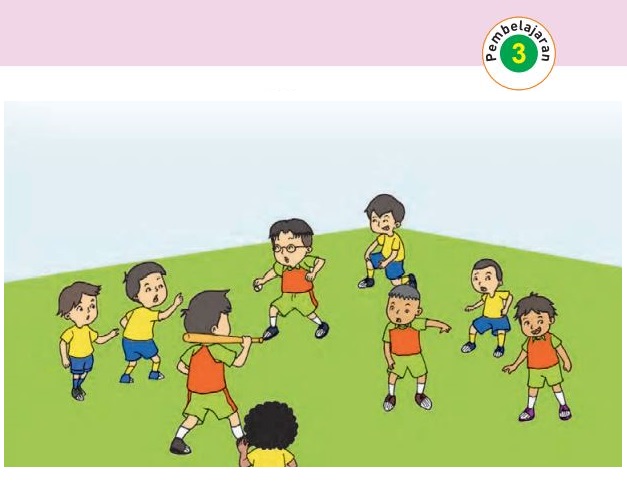 Kunci Jawaban Tema 2 Kelas 1 Halaman 22 23 24 25 26 28 29 30, Subtema 1 Gemar Berolah Raga: Pembelajaran 3
