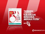 twibbon Ayo Kibarkan Bendera Merah Putih