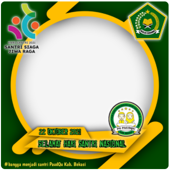 Ucapan Hari Santri Nasional Paudqu kab. Bekasi