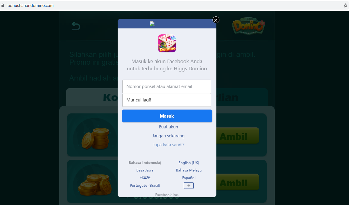 bonus harian domino.com
