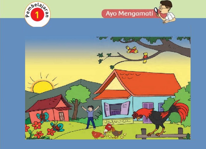 Kunci Jawaban Tema 3 Kelas 1 SD Halaman 2 5 8, Subtema 1 Kegiatan Pagi Hari: Pembelajaran 1