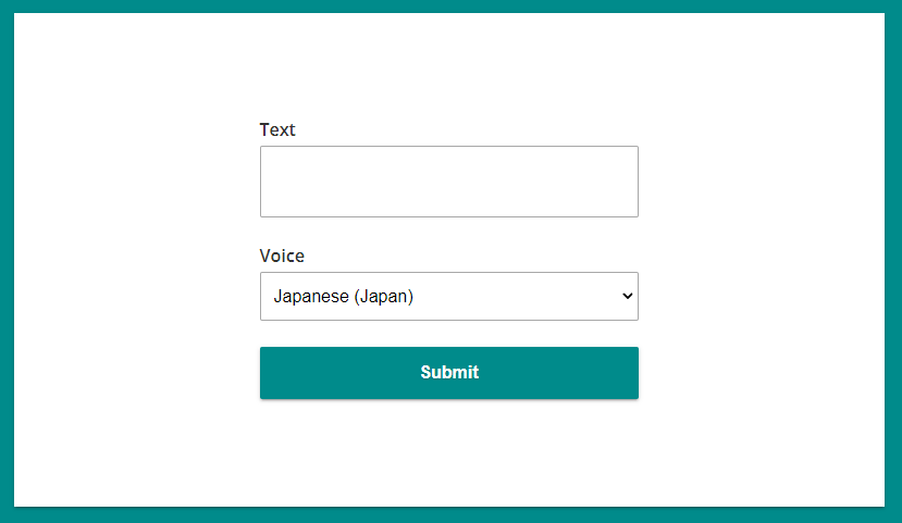 Sound of text