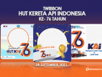 Twibbon HUT KAI, Bingkai Hari Kereta Api Nasional 2021