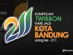 Twibbon bingkai foto ucapan selamat Hari jadi KOta Bandung yang ke 211