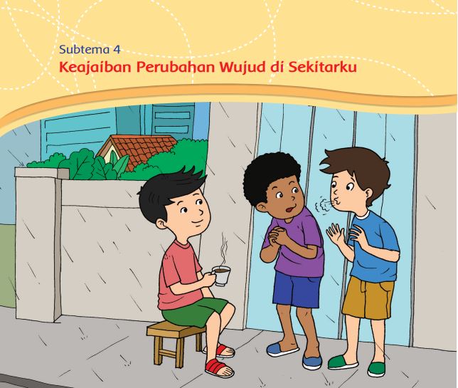 Kunci Jawaban Tema 3 Kelas 3 Halaman 210 211 212 213 215, Subtema 4: Keajaiban Perubahan Wujud di Sekitarku, Pembelajaran 4