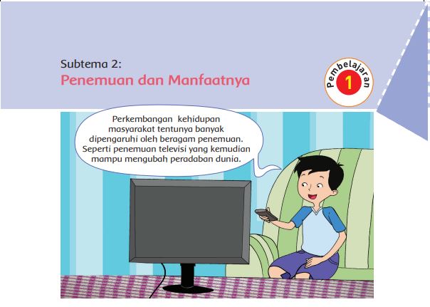 Kunci Jawaban Tema 3 Kelas 6 Halaman 62 63 64 65 66 67 68, Subtema 2: Penemu dan Manfaatnya, Pembelajaran 1