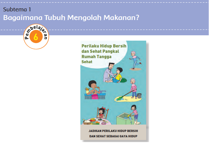 Kunci Jawaban Tema 3 Kelas 5 Halaman 40 41 42 43, Subtema 1 Bagaimana Tubuh Mengolah Makanan: Pembelajaran 6