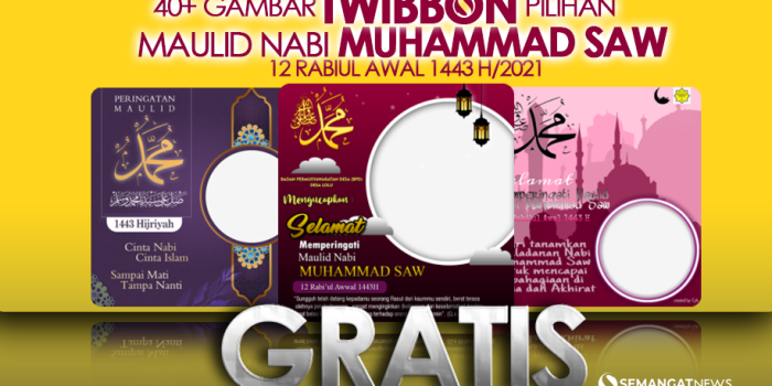 Frame Twibbon Maulid Nabi Gratis