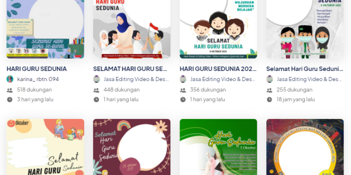 Galeri Twibbon hari Guru