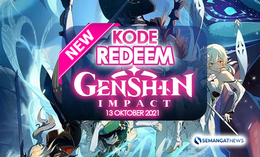 Kode Redeem Genshin Impact 13 Oktober 2021 Terbaru Hari Ini aktif