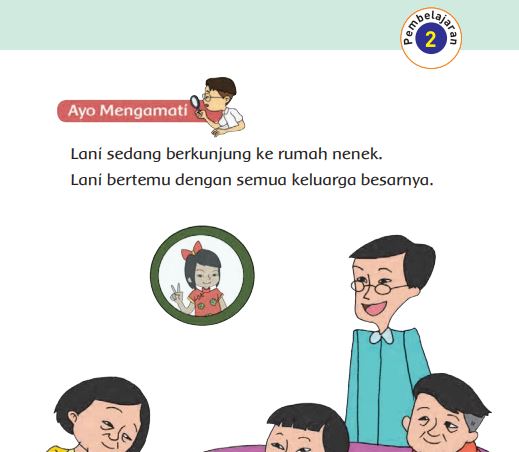 Kunci Jawaban Tema 4 Kelas 1 Halaman 136 dan 137, Subtema 4: Kebersamaan dalam Keluarga, Pembelajaran 2