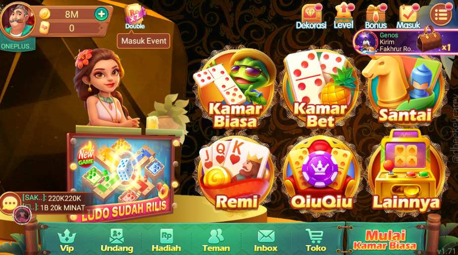 APK Higgs Domino Rp Versi 1.71+Speeder MOD, Tanpa Iklan dan