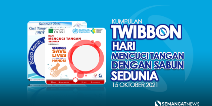 Twibbon Hari Mencuci Tangan Sedunia