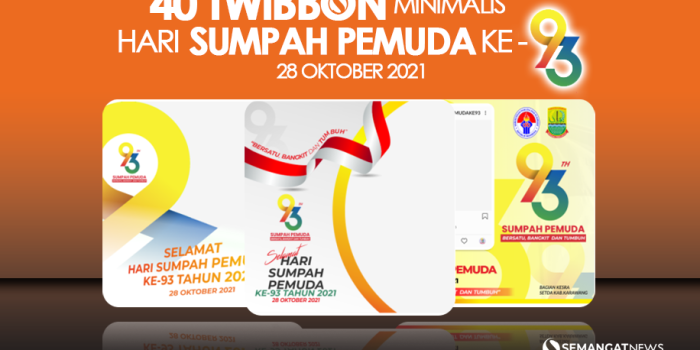 Twibbon Sumpah Pemuda 2021
