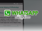 WhatsApp Diblokir