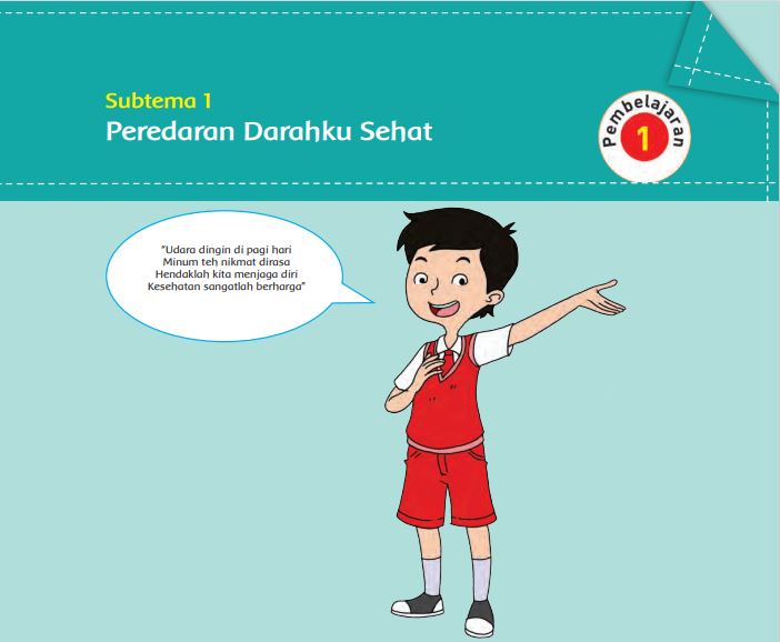 Kunci Jawaban Tema 4 Kelas 5 SD Halaman 2 3 4 5 6 7 8, Subtema 1 Peredaran Darahku Sehat: Pembelajaran 1