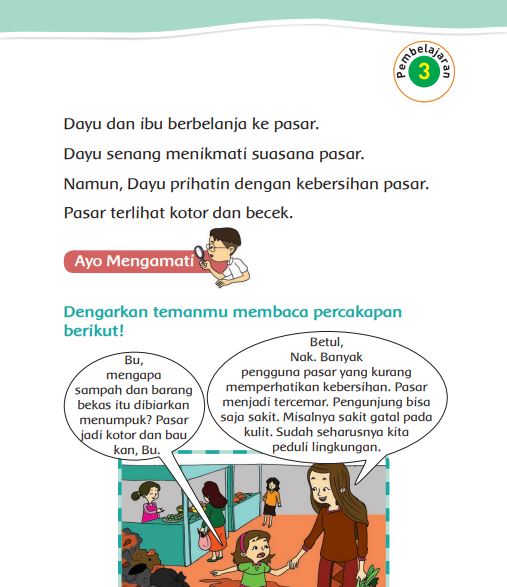 Kunci Jawaban Tema 4 Kelas 2 Halaman 172 173 175 179, Subtema 4: Hidup Bersih dan Sehat di Tempat Umum, Pembelajaran 3