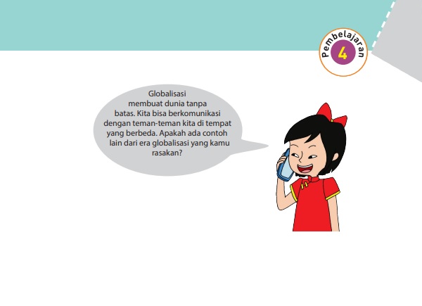 Kunci Jawaban Tema 4 Kelas 6 Halaman 30 31 32 33 34 35, Subtema 1 Globalisasi di Sekitarku: Pembelajaran 4