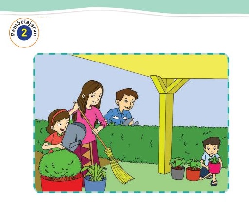 Kunci Jawaban Tema 4 Kelas 2 SD Halaman 12 13 14 15 16 17 18, Subtema 1 Hidup Bersih dan Sehat di Rumah: Pembelajaran 2