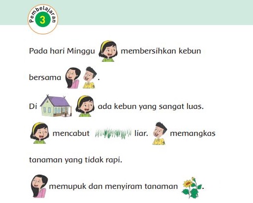 Kunci Jawaban Tema 4 Kelas 1 Halaman 141 142 143 144 145 146, Subtema 4: Kebersamaan dalam Keluarga, Pembelajaran 3