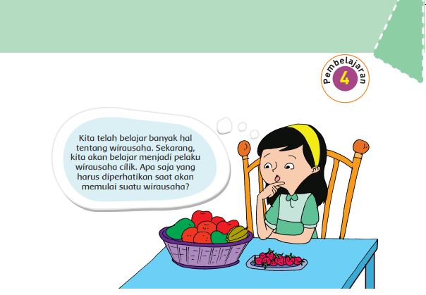 Kunci Jawaban Tema 5 Kelas 6 Halaman 161 162 165 168 169 170 171 172, Subtema 3: Ayo, Belajar Berwirausaha, Pembelajaran 4