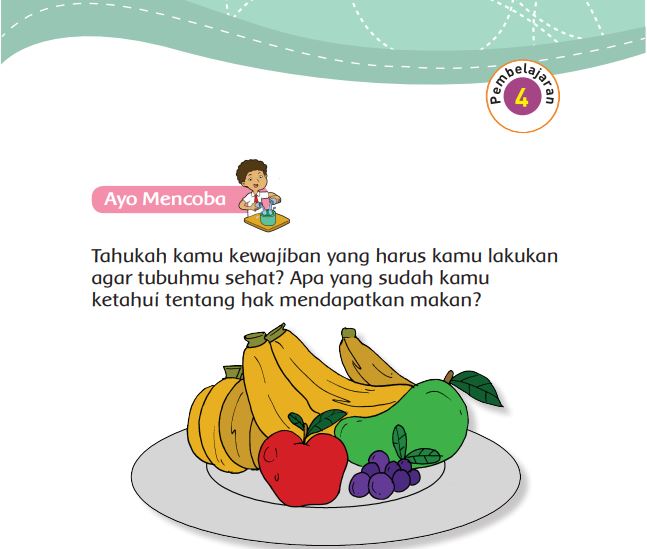 Kunci Jawaban Tema 4 Kelas 3 Halaman 25 26 27 28 29 30 31, Subtema 1 Kewajiban dan Hakku di Rumah: Pembelajaran 4