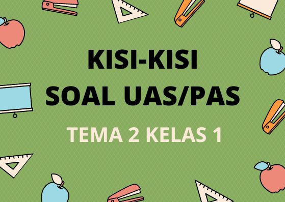 Kisi-Kisi Soal Ujian PAS/UAS Tema 2 Kelas 1 Semester 1