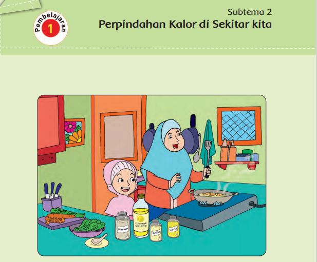 Kunci Jawaban Tema 6 Kelas 5 Halaman 71 72 74 76 77, Subtema 2: Perpindahan Kalor di Sekitar Kita, Pembelajaran 1