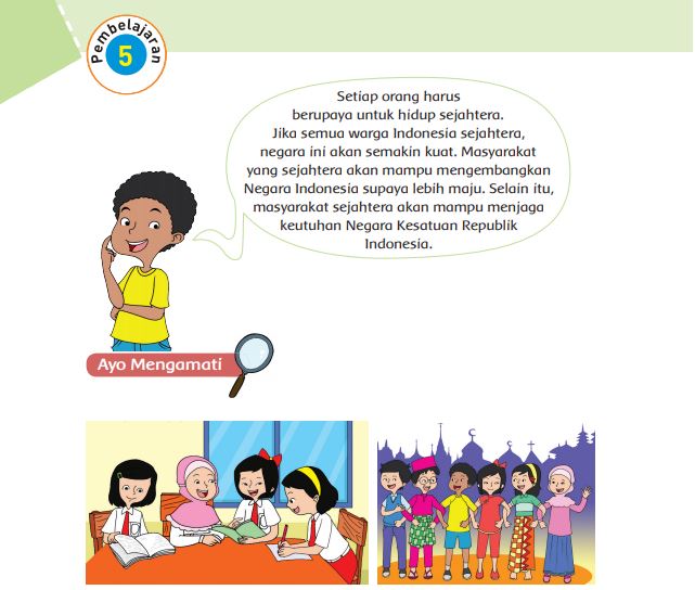 Kunci Jawaban Tema 6 Kelas 6 Halaman 112 113 115, Subtema 3: Masyarakat Sejahtera, Negara Kuat, Pembelajaran 5
