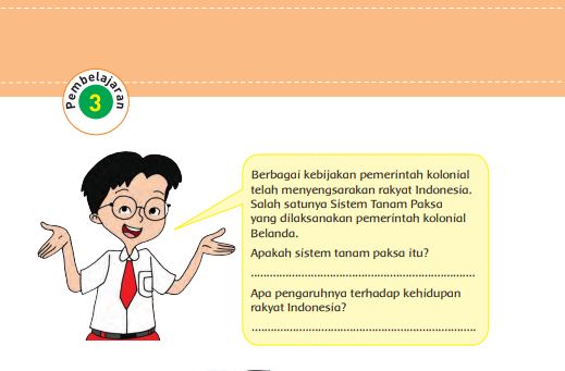 Kunci Jawaban Tema 7 Kelas 5 Halaman 30 32 33 35 37 41 42 43, Subtema 1 Peristiwa Kebangsaan Masa Penjajahan: Pembelajaran 3