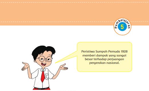 Kunci Jawaban Tema 7 Kelas 5 Halaman 60 61 64 66 67 68 69, Subtema 1 Peristiwa Kebangsaan Masa Penjajahan: Pembelajaran 5
