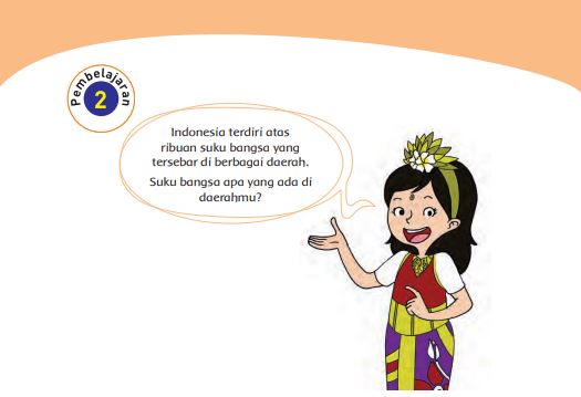 Kunci Jawaban Tema 7 Kelas 4 SD Halaman 14 17 18, Subtema 1 Keragaman Suku Bangsa dan Agama di Negeriku: Pembelajaran 2