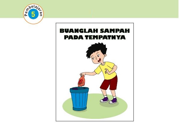 Kunci Jawaban Tema 6 Kelas 1 Halaman 108, Subtema 3: Lingkungan Sekolahku, Pembelajaran 5