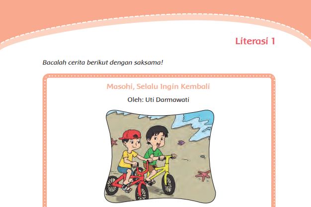 Kunci Jawaban Tema 8 Kelas 4 Halaman 179 180 181, Literasi 1 Masohi, Selalu Ingin Kembali