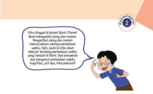 Kunci Jawaban Tema 8 Kelas 6 SD Halaman 11 13 14 15 16 18, Subtema 1 Perbedaan Waktu dan Pengaruhnya: Pembelajaran 2