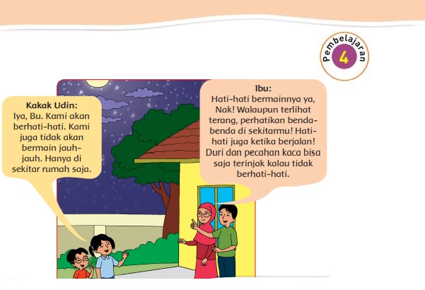 Kunci Jawaban Tema 8 Kelas 2 Halaman 28 29 30 33 34, Subtema 1 Aturan Keselamatan di Rumah: Pembelajaran 4