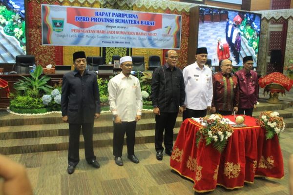 DPRD Prov Sumbar Gelar Paripurna