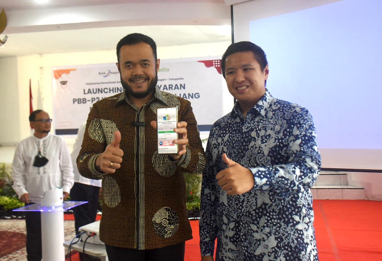Wako Fadly Amran Luncurkan Pembayaran PBB-P2 Melalui Aplikasi Tokopedia