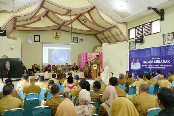 Nagari Cubadak Jadi Nagari Statistik Percontohan di Tanah datar
