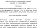 Pemberlakuan Pembatasan Kegiatan Masyarakat