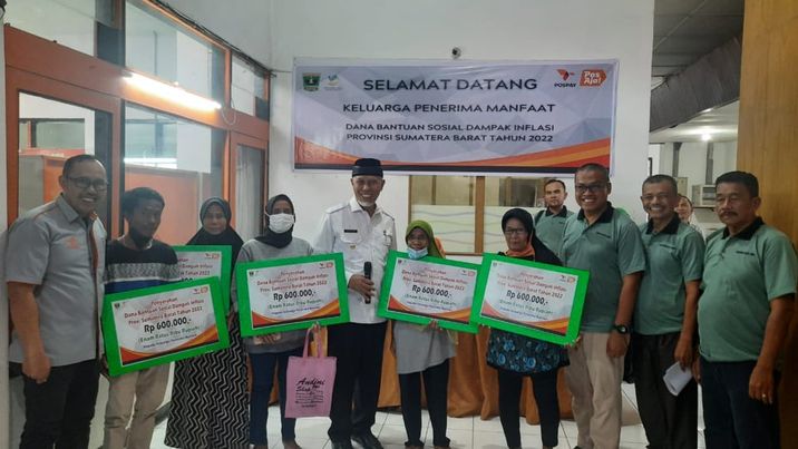 Dana Bantuan Sosial Dampak Inflasi Sumatera Barat