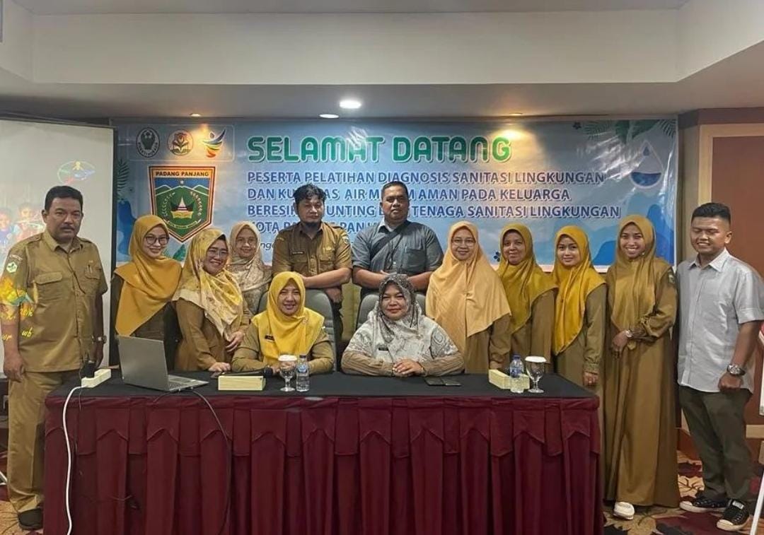 Dinkes Padang Panjang Gelar Pelatihan Teknis bagi Sanitarian Puskesmas