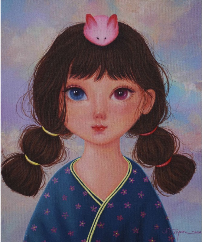 Lukisan Yani, Kinara, Akrilik, 30 x 25 cm, 2022