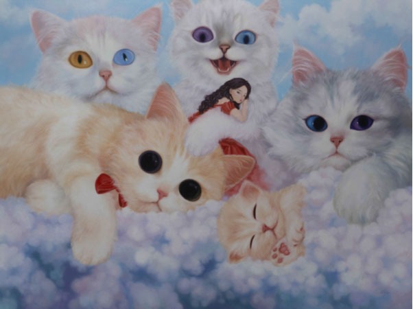 Lukisan Yani i, The Savior. Cat Minyak, 150x200 cm, 2023