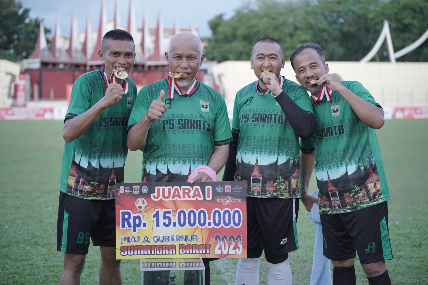 PS. Pemprov Sumbar Juara Satu Turnamen Sepak Bola Gubernur Cup 2023