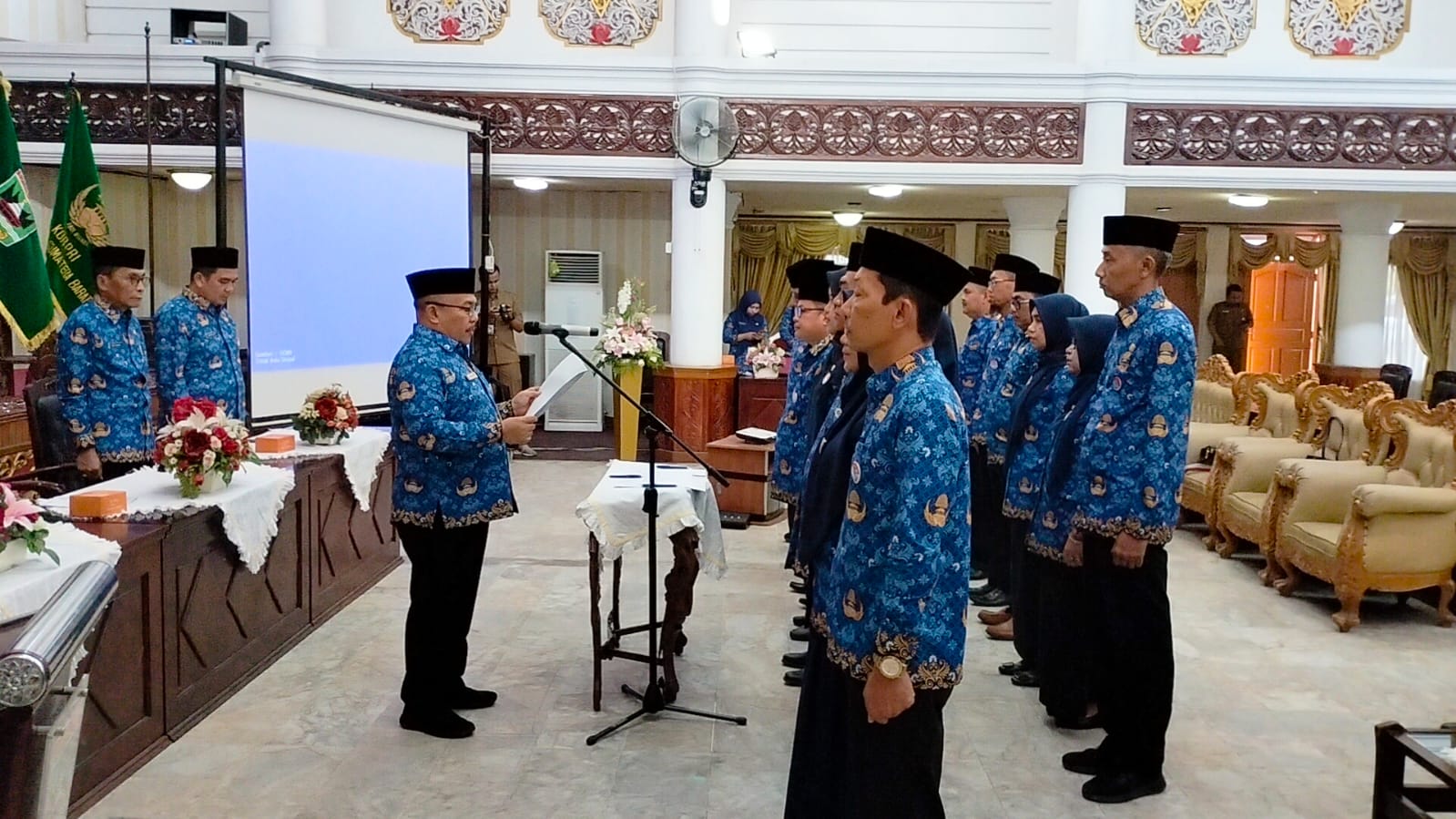 Hansastri Melantik 160 Dewan Pengurus Korpri Unit Masa Bakti 2023-2028 di Lingkungan Pemprov Sumbar