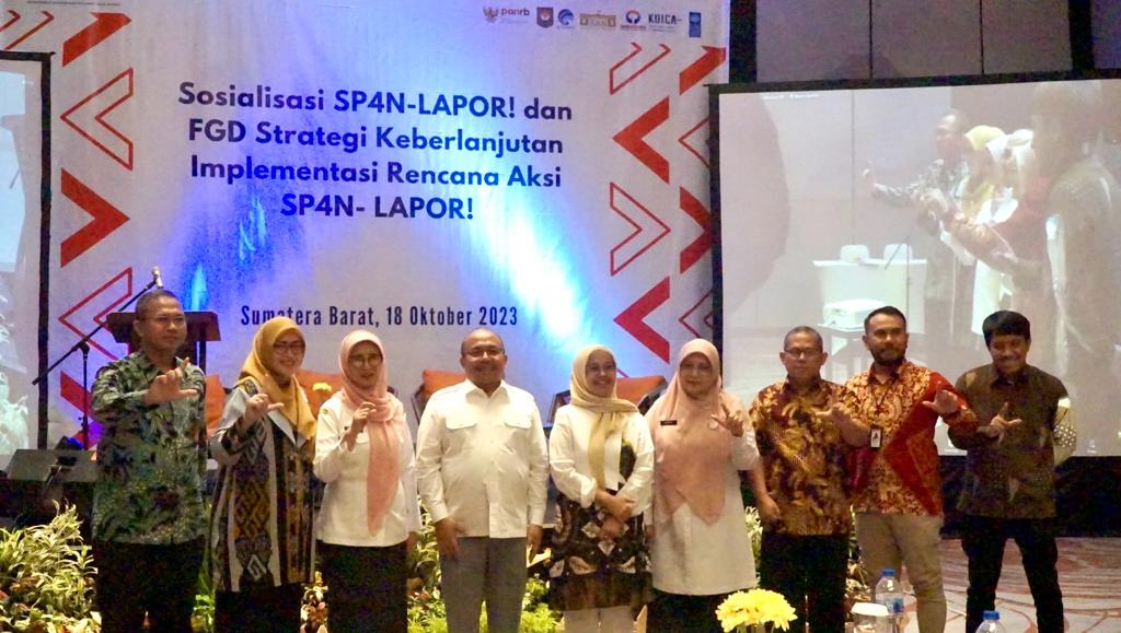 Pemprov Sumbar Optimalkan Pemanfaatan Aplikasi SP4N-LAPOR untuk Kawal Kualitas Pelayanan Publik
