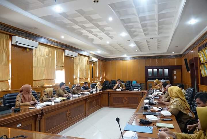 Wakil Bupati Tanah Datar Richi Aprian dan Kementerian Dalam Negeri Rakor Pengendalian Inflasi